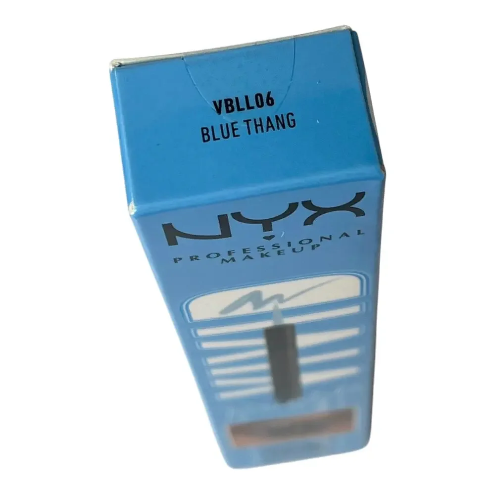 NEW NYX Vivid Brights Longwear Liquid EYE LINER Blue Thang Professional Makeup!